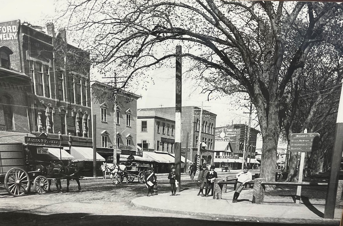 Historical photo of Moody Street Waltham MA